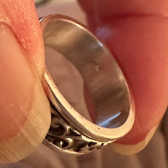 STERLING SILVER SPINNER RING! - Picture 7 of 16